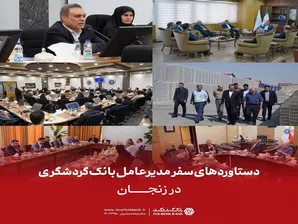 دستاورد‌های سفر مدیرعامل بانک گردشگری در زنجان