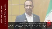عرضه یک درصد از محصولات، در بازار‌های صادراتی