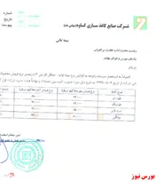نرخ مواد اولیه 