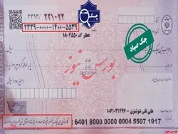 چک تضمین‌شده باید در سامانه صیاد توسط شعبه بانک ثبت شود