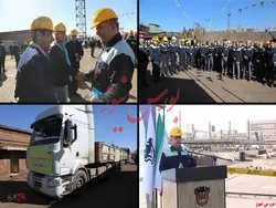 اولین محموله سنگ آهن معدن ققنوس وارد ذوب آهن شد