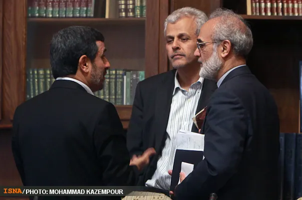 عکس/وزیر معزول و احمدی‌نژاد