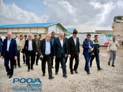 آغاز عملیات احداث نیروگاه ۷ مگاواتی شرکت دانش‌بنیان پویا نیرو با حضور وزیر نیرو