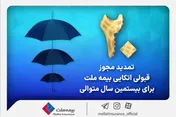 برای بیستمین سال پیاپی بیمه ملت مجوز قبولی اتکایی از داخل را دریافت کرد