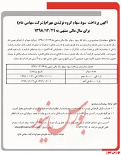 پرداخت سود 
