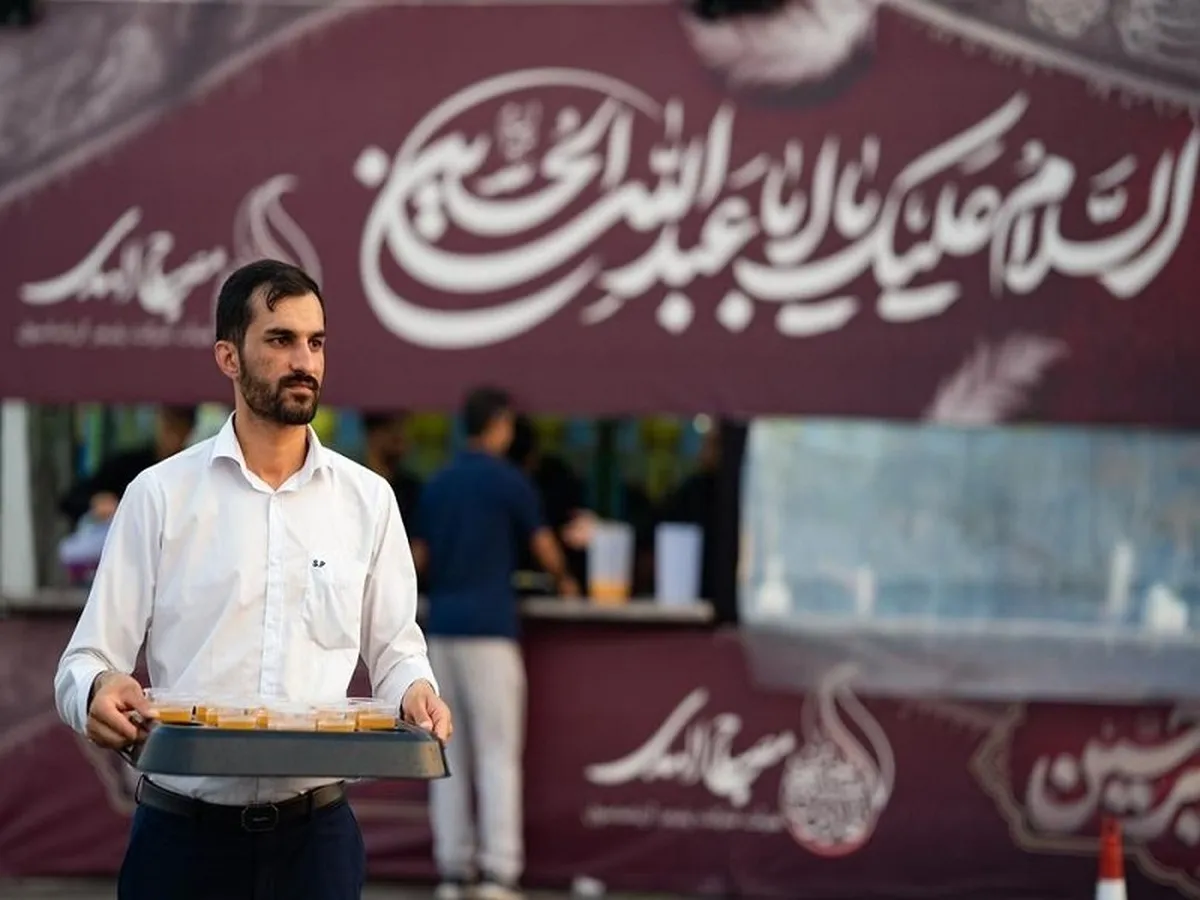نوای محرم در هیئت مصباح الهدی آریاساسول طنین‌انداز شد