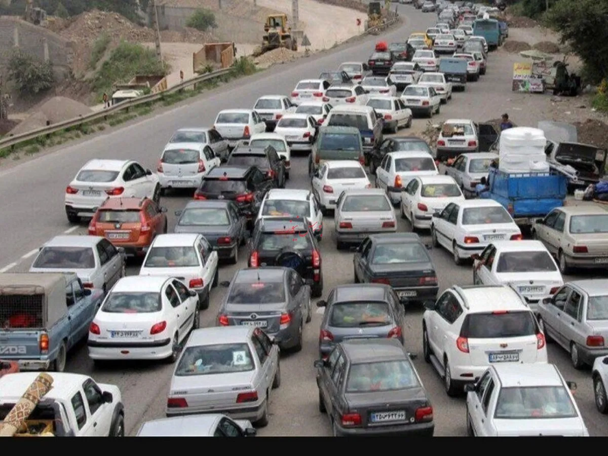 ترافیک سنگین در جاده‌های شمالی کشور