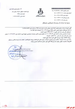 ثبت تصمیمات مجمع 