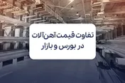 چرا قیمت آهن در بورس کمتر است؟