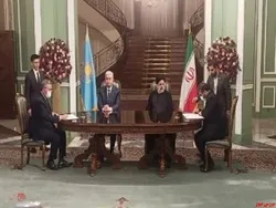 امضاء ۹ سند همکاری و تفاهمنامه ایران و قزاقستان