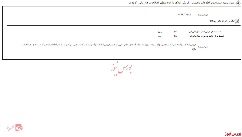 فروش ۹ باب ملک مازاد 