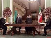 امضای ۹ سند همکاری بین تهران و عشق آباد