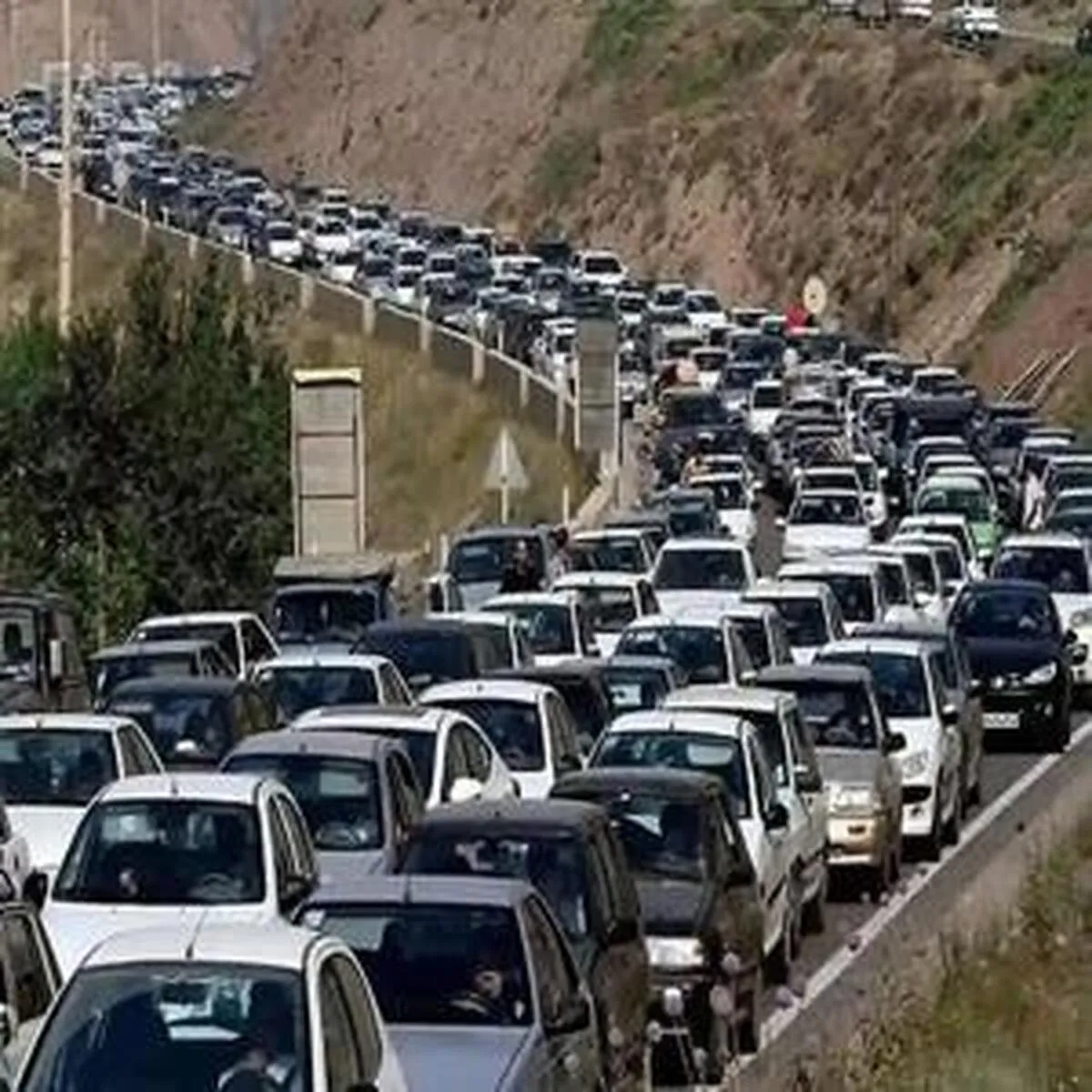 جاده چالوس به حالت یک‌طرفه درآمد