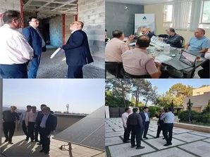 بازدید معاون فناوری و مدیریت ساخت ثمسکن از دو پروژه شاخص ثرود در یزد