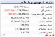 ریزش ۹ هزار واحدی شاخص در پایان معاملات