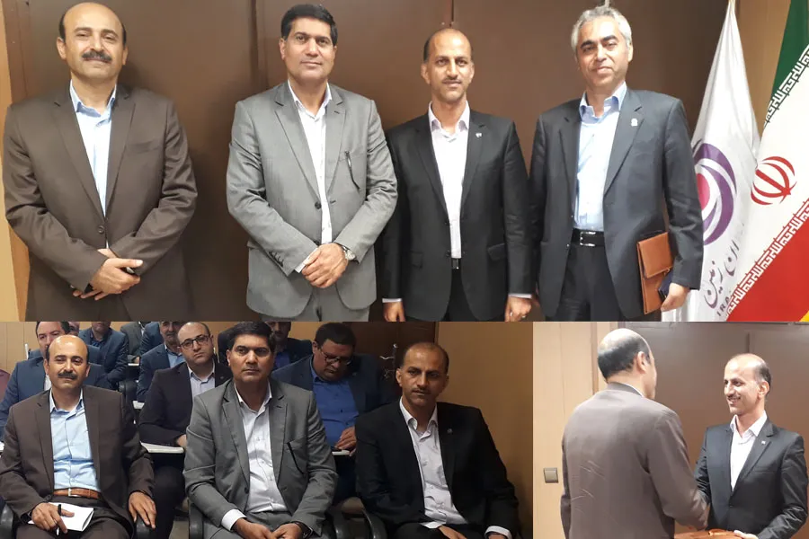 برگزاری مراسم تودیع و معارفه مدیر شعب بانک 