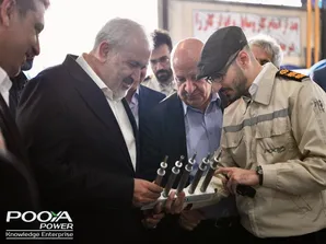 بازدید وزیر نیرو از مجموعه دانش بنیان «پویا نیرو»/ به جز زیبایی ندیدم!