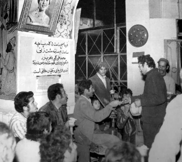 عکس جالبی از يک قهوه خانه قبل از انقلاب،