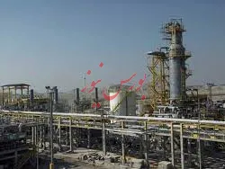 روند خوب تعمیرات و اصلاحات انجام شده در پالایشگاه گاز هنگام