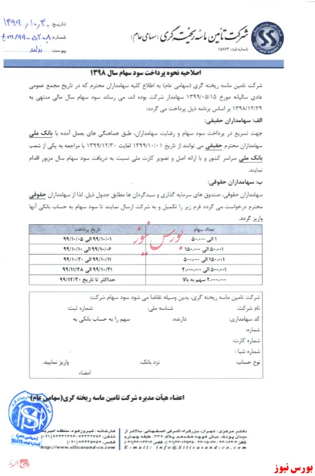 پرداخت سود 