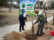 برگزاری آیین روز درختکاری در ذوب آهن اصفهان
