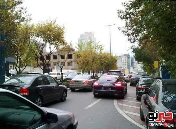 عکس: خیابان میلیونرها در تهران !