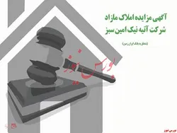 آگهی مزایده عمومی املاک بانک ایران زمین شماره ۱۴۰۱/۲