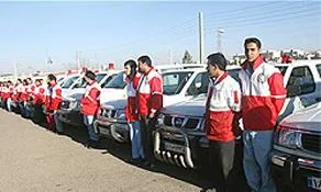 کاروان امداد نجات هلال احمر عازم کربلا شد