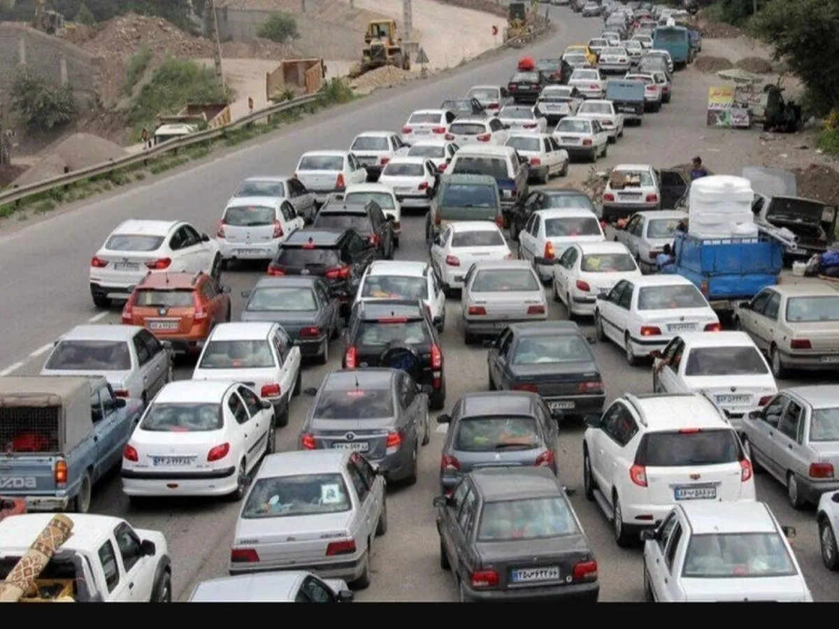 ترافیک سنگین در جاده‌های شمالی کشور