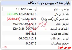 رنگ سبز شاخص کل با رشد ۳ هزار واحدی