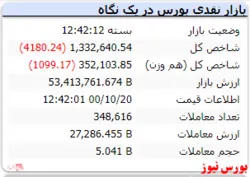 شاخص امروز هم منفی بود