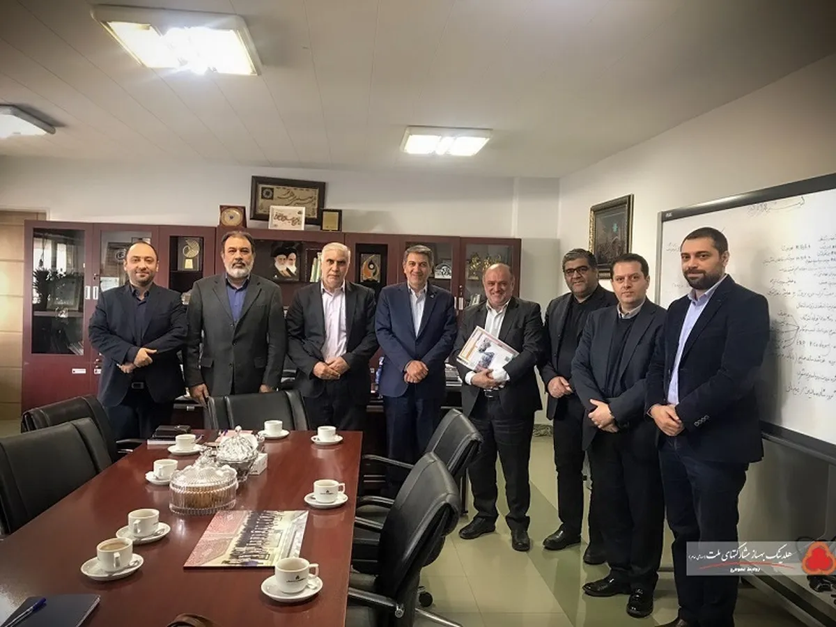 جلسه بررسی ظرفیت‌های همکاری‌های علمی هلدینگ بهساز مشارکتهای ملت و سازمان مدیریت صنعتی