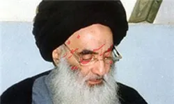 آیت الله سیستانی:حضور سردار سلیمانی برای دفاع از اماکن مقدس است
