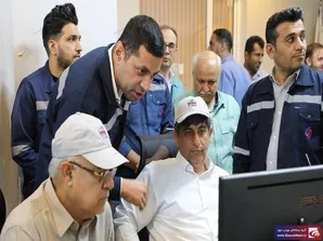 بازدید استاندار هرمزگان از شرکت صبا فولاد خلیج فارس