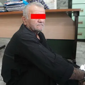 دستگیری شغال پیري كه به زن معلول هم رحم نكرد+عکس
