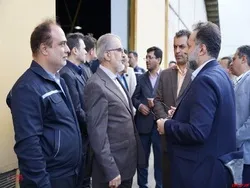 بازدید مدیر عامل بانک صنعت و معدن از کارخانجات ریسندگی و بافندگی فومنات