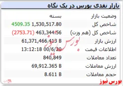 شاخص رشد ۴ هزار واحدی داشت