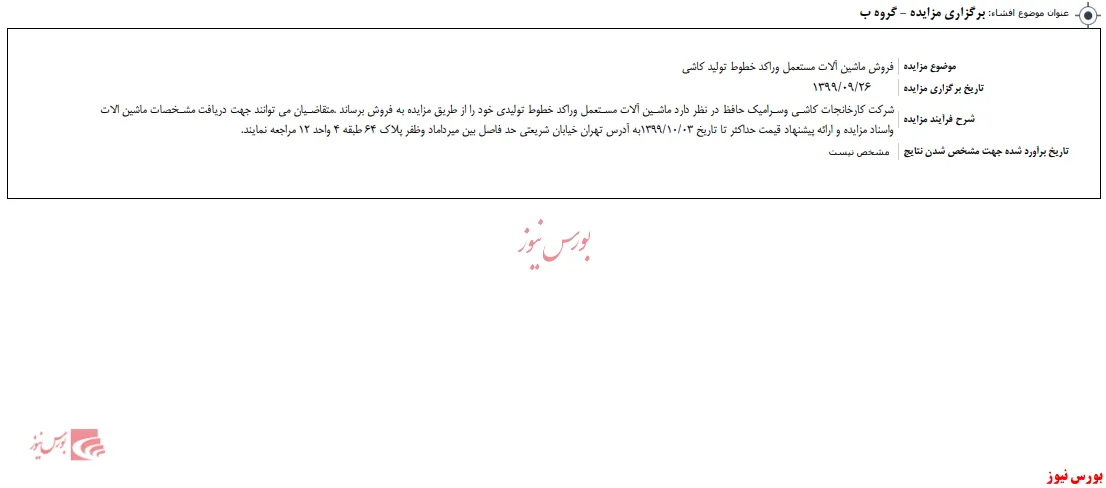 فروش خط تولید کاشی 