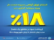 عرضه اوراق گواهی سپرده مدت‌دار ویژه سرمایه‌گذاری