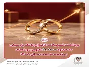 پرداخت تسهیلات ازدواج بانک پارسیان به حدود ۱۱ هزار و ۵۰۰ عروس و داماد در نیمه نخست سال ۱۴۰۵
