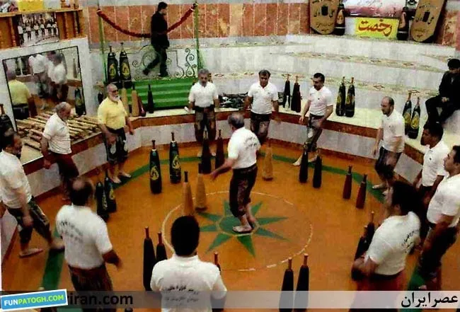 ناطق نوری در زورخانه/عکس