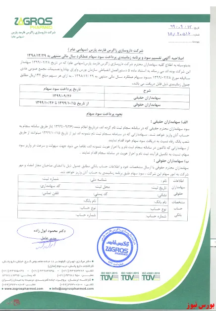 آغاز پرداخت سود 