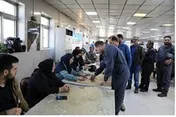حضور پر شور كاركنان پتروشیمی شیراز در انتخابات