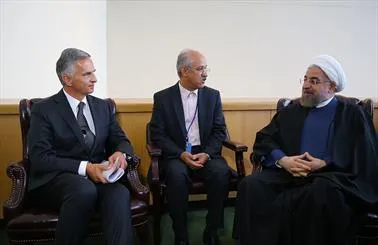 روحانی با رئیس جمهور سوئیس دیدار کرد